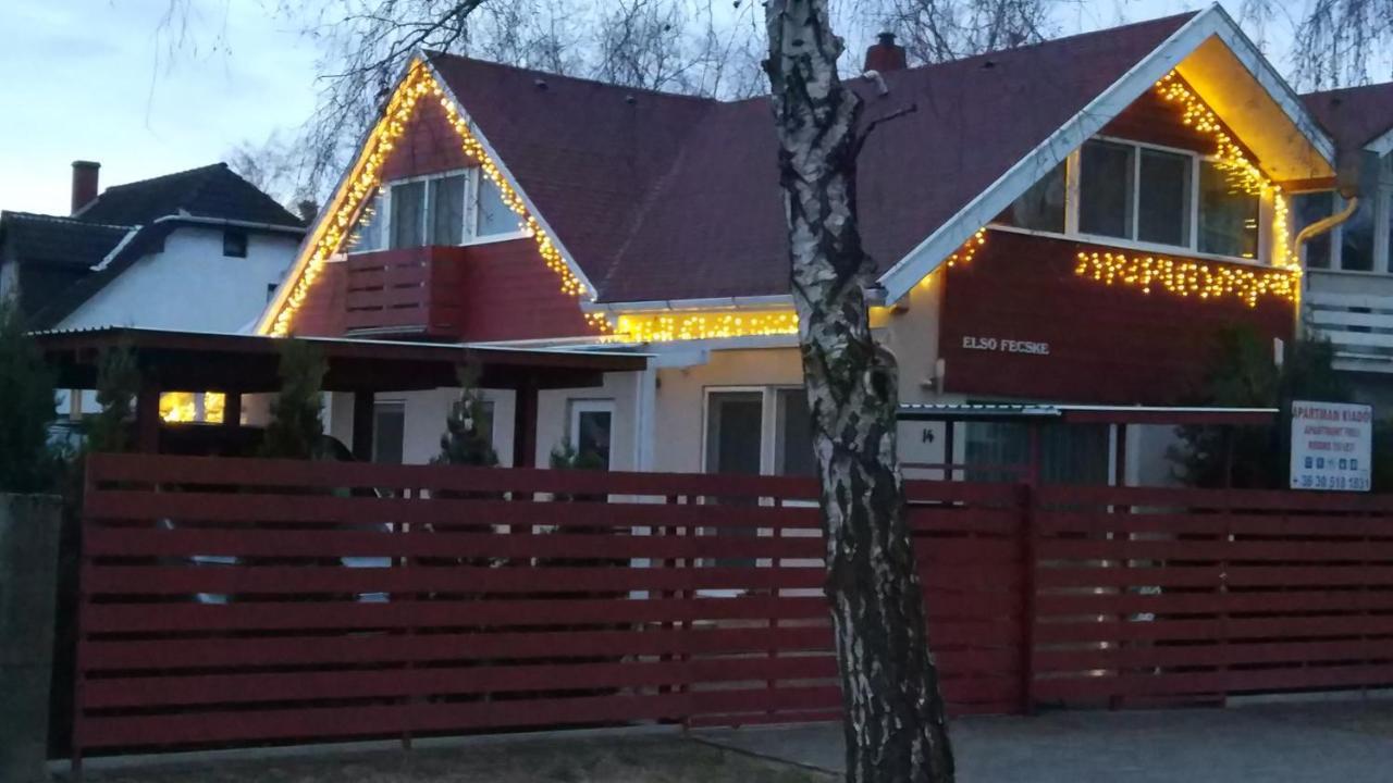 Elso Fecske Apartmanok Шиофок Экстерьер фото